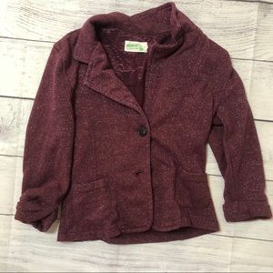 Dream Out Loud Maroon Blazer